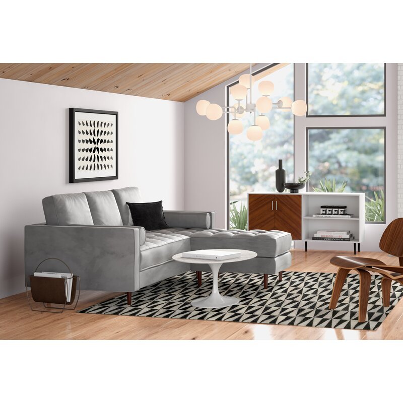 Lark 84&prime;&prime; Wide Reversible Sofa &amp; Chaise