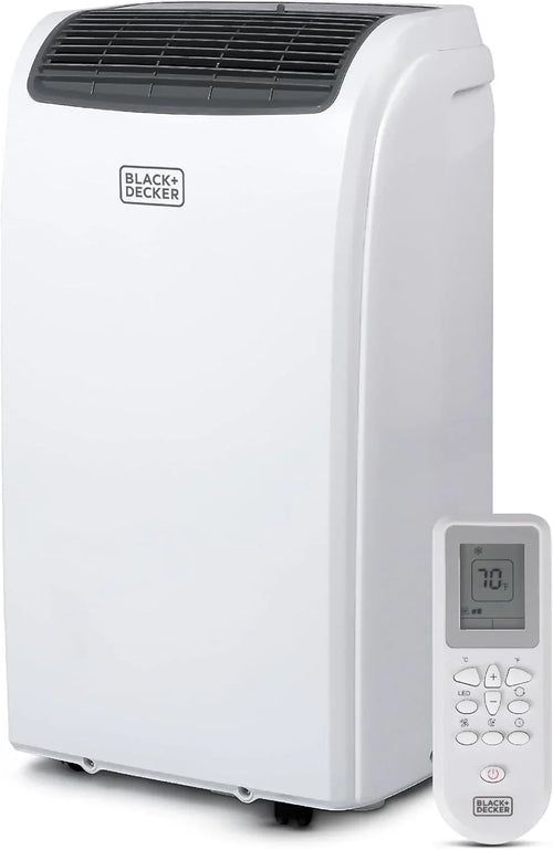 BLACK+DECKER 10,000 BTU Portable Air Conditioner for Rooms up to 450 Sq with Remote Control