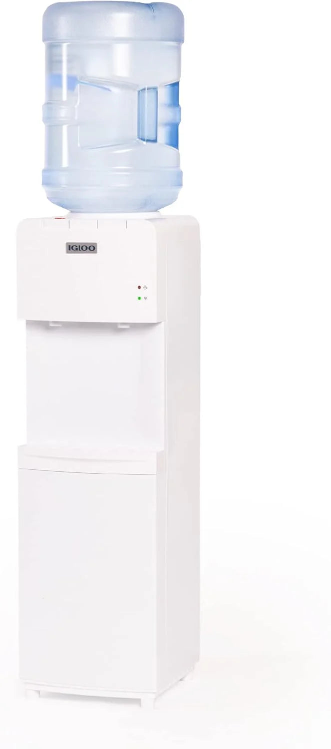 Igloo Bottom Loading Water Dispenser "Hot, Cold and Room Temperature Water Dispenser" White