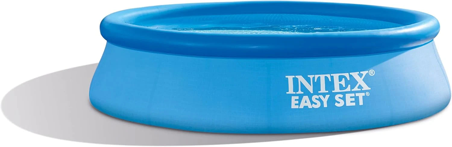 Intex 28167EH Easy Set Inflatable Swimming Pool Set: 15ft x 48in �?Includes 1000 GPH Cartridge Filter Pump �?Removable Ladder �?Pool Cover �?Ground