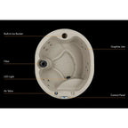 Lifesmart Spas 4 Person 13 Jet Oval Plug And Play Hot Tub