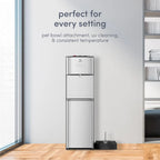 Limited Edition Self Cleaning Water Cooler Water Dispenser - 3 Temperature Settings - Hot, Cold & Room Water, Durable Stainless Steel Construction, Bottom Loading - UL Listed-Avalon