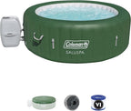 Inflatable Hot Tub Spa | Portable Hot Tub with Heated Water System and 140 Bubble Jets | Fits Up to 4 People