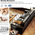 Hanherry 89" Sofa for Living Room, Modern Comfy Sofa with Medium Firm Seat Cushion, Removable Cover,Wide Armrest,USB/Type-C Port,Chenille Fabric Couches for Small Space,Apartment
