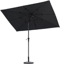 Purple Leaf Outdoor Market Umbrella 1.8 x 2.7m - Waterproof & UV 50+ Sun Protection