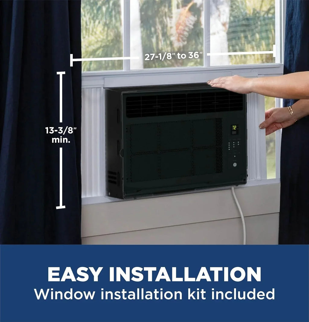 GE Window Air Conditioner Unit 6,000 BTU for Small Rooms up to 250 sq ft. with Adjustable Fan