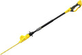 STANLEY FATMAX V20 18V Cordless Pole Hedge Trimmer - 45cm Blade, 18mm Gap, 3.4m Reach, Pivoting Head, Lightweight, Tool Only