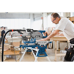 Bosch Professional GT GCM 8 SJL + GTA 2600 Scie &agrave; Onglet radiale ch&acirc;ssis Professional, Bleu