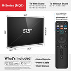 VIZIO 58" Class M7 Series Premium 4K UHD Quantum Color LED SmartCast Smart TV M58Q7-J01