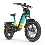 Lankeleisi RX800 Plus 1000W 20" Fatbike Full Suspension Electric Bike 48V 20Ah SUV E-Bike