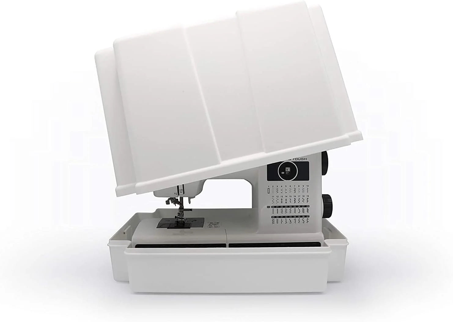 Brother Sewing and Quilting Machine, Computerized, 165 Built-in Stitches, LCD Display, Wide Table, 8 Included Presser Feet, White, 20x12x17