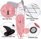 FBSPORT 11' Premium Stand Up Paddle Board Yoga Board with Durable SUP Accessories Carry Bag