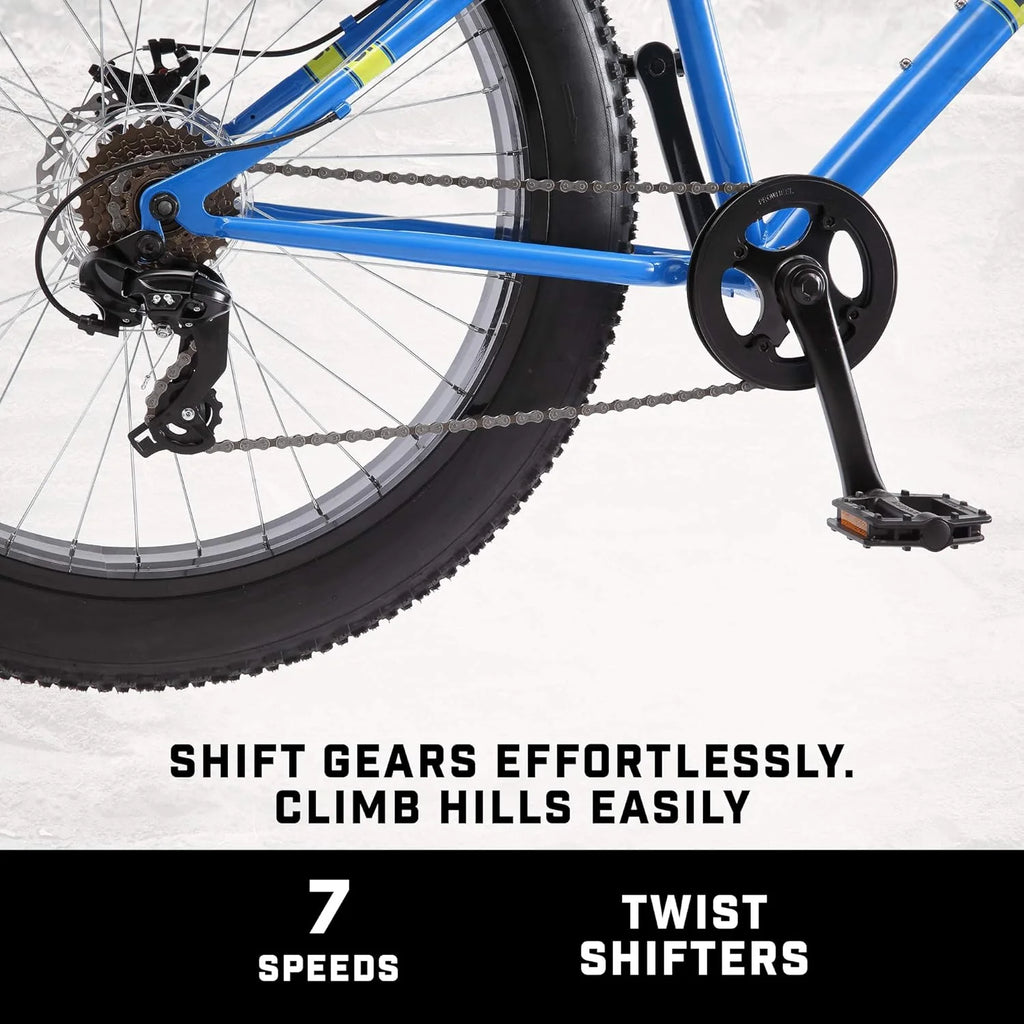 Mongoose Dolomite Fat Tire Mens Mountain Bike