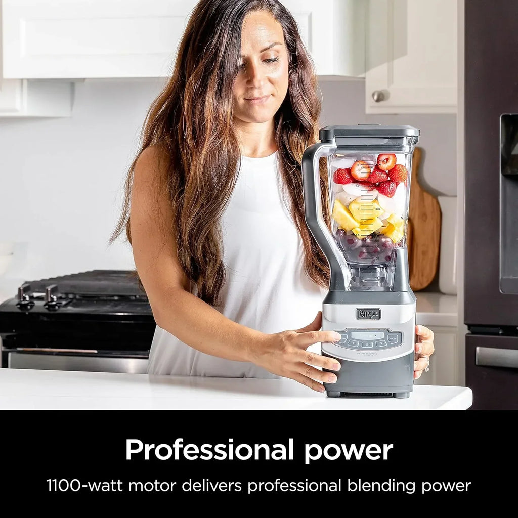 Ninja BL610 Professional 72 Oz Countertop Blender 1000-Watt Base Total Crushing Technology