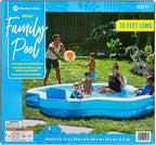 Member's Mark Elegant Family Pool 10 Feet Long 2 Inflatable Seats with Backrests