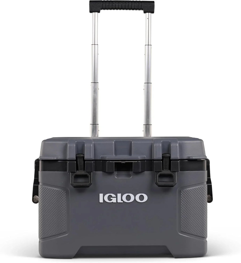 Igloo 52Qt Wheeled Cooler Insulated Hard Shell Ice Chest