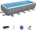 Bestway Power Steel Rectangular Pool Set, 6.4m x 2.74m x 1.32m