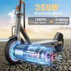 Electric Scooter 350W/500W Motor Top Speed 19/22 mph Max 16/23/28Miles Ranges Foldable E Scooter