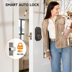Keyless Entry Door Lock with Camera Fingerprint Smart Door Lock with App Remote Control