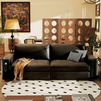 Hanherry 89" Sofa for Living Room, Modern Comfy Sofa with Medium Firm Seat Cushion, Removable Cover,Wide Armrest,USB/Type-C Port,Chenille Fabric Couches for Small Space,Apartment