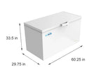 KoolMore 60 in. Commercial Chest Freezer 16 Cu ft.