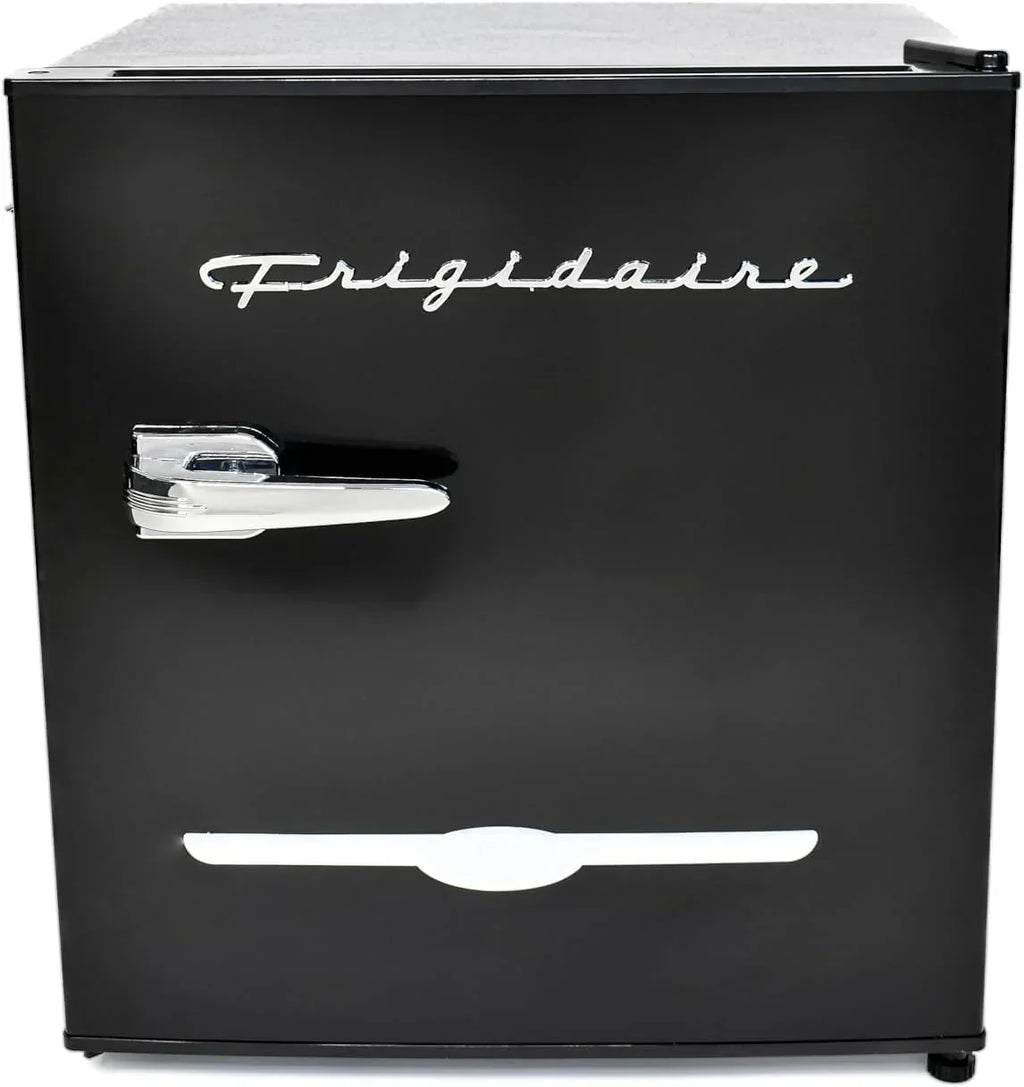 Frigidaire EFR176 Retro Compact Fridge with Chiller Mini Refrigerator Built-in Bottle Opener