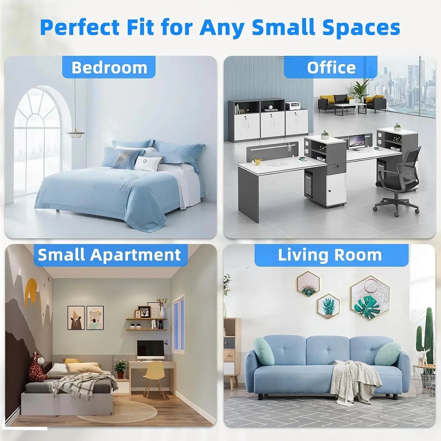Antarctic Star 12,000 BTU U-Shaped Window Air Conditioner Unit Cools up to 550 Sq.Ft. with 6 Modes