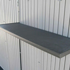 8 ft. W x 12.5 ft. D Plastic Storage Shed
