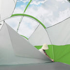 CAMPROS CP Tent 8 Person Camping Tents, Weather Resistant Family Tent, 5 Large Mesh Windows, Double Layer, Divided Curtain for Separated Room, Portable with Carry Bag
