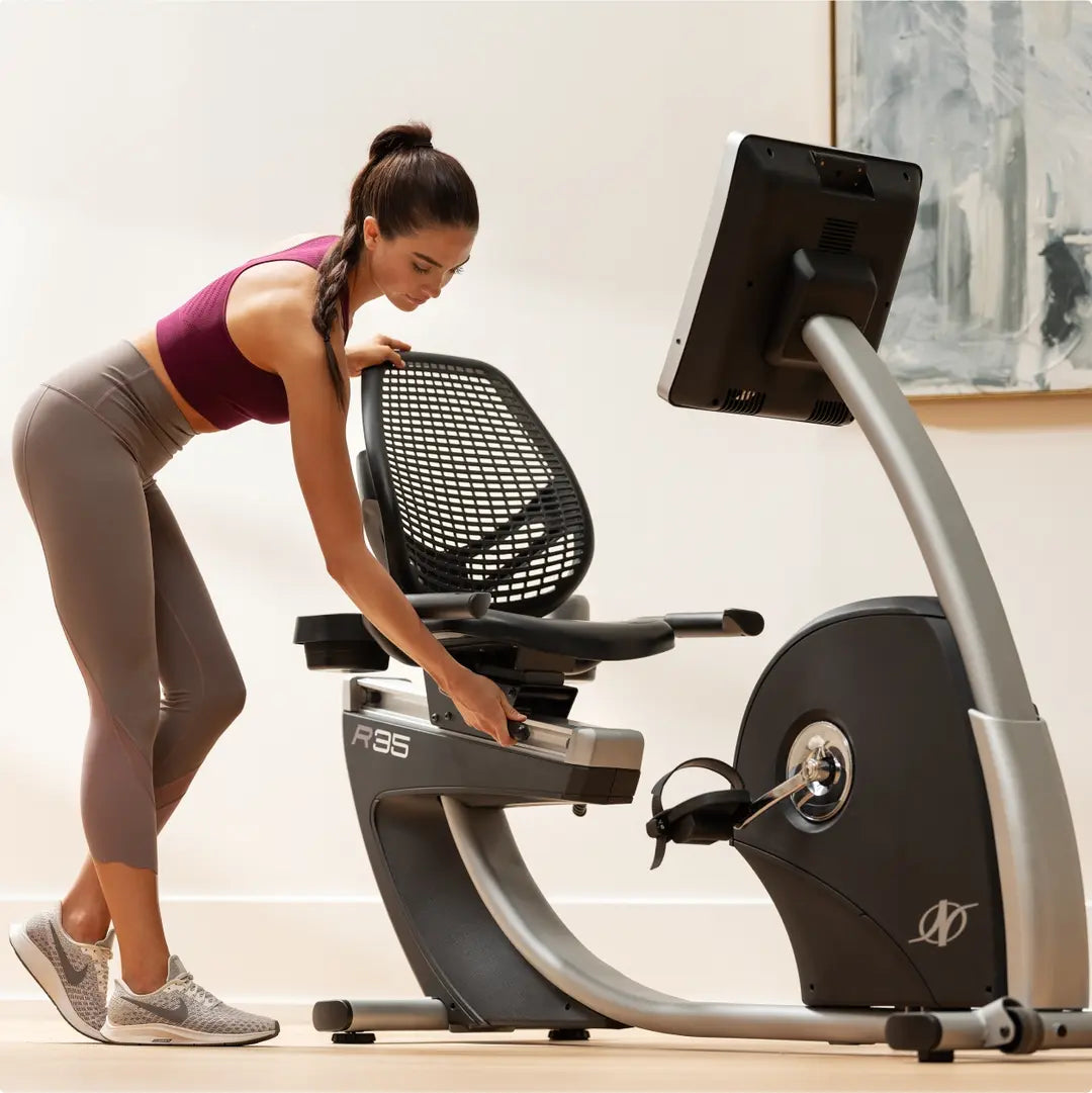 Best Smart Recumbent Exercise Bike: NordicTrack Commercial R35 Exercise Bike