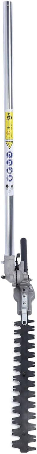 Versatile Electric Hedge Trimmer with Extension Pole for Garden Maintenance