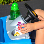 Step2 Whisper Ride II Ride On Push Toy Car Pink Ride On Car with Included Seat Belt Easy Storage