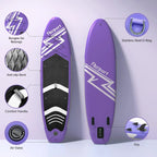 FBSPORT 11' Premium Stand Up Paddle Board Yoga Board with Durable SUP Accessories Carry Bag