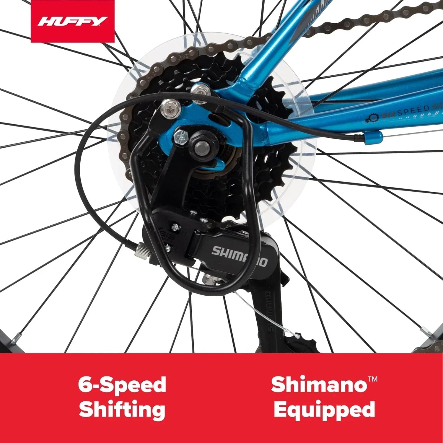 Huffy Stone Mountain Hardtail Mountain Bike for Boys/Girls/Men/Women 20"/24"/26" Sizes