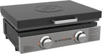 Blackstone 1666 22?? Tabletop Griddle with Stainless Steel Faceplate, Powder Coated Steel, Black