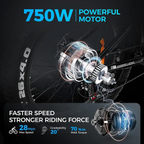 ??Clearance Sale???Outdoor electric bike with 48V / 15Ah lithium battery?