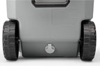 Coleman Insulated Portable Rolling Cooler with Wheels, Leak-Proof Outdoor Hard Cooler, Keeps Ice for Up to 5 Days, 100 Quart