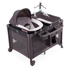 Pamo Babe Unisex Nursery Center Playard with Bassinet & Changing Table