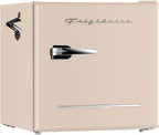 Frigidaire EFR176 Retro Compact Fridge with Chiller Mini Refrigerator Built-in Bottle Opener