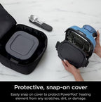 Ninja Crispi 5 in 1 Portable Glass Air Fryer Cooking System Small and large batch containers