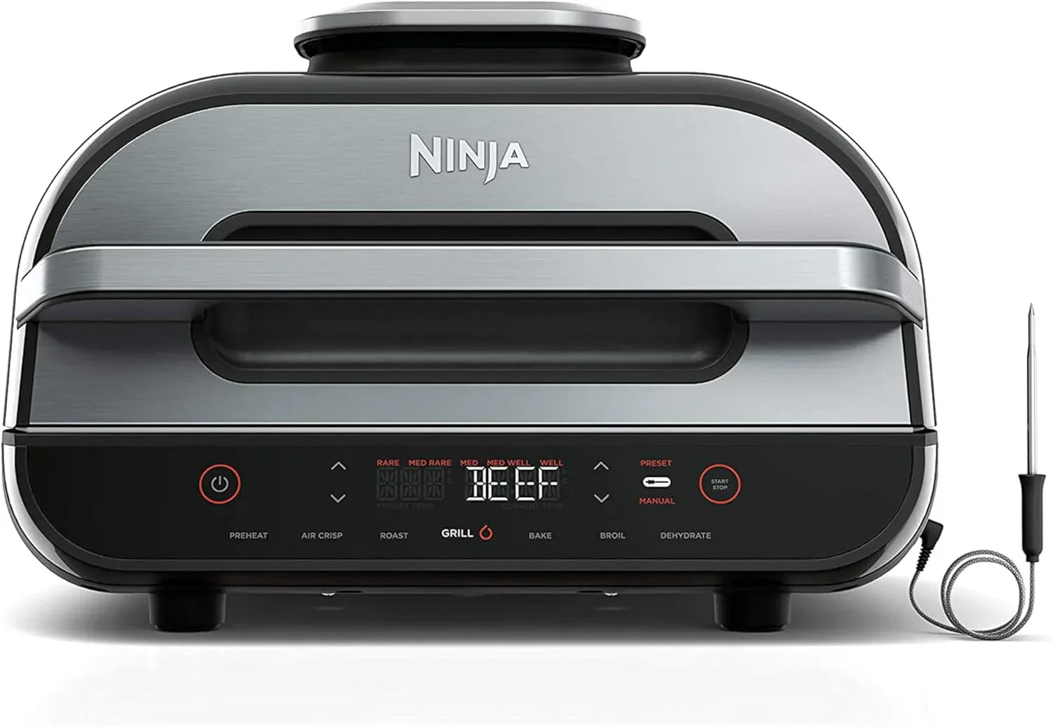 Ninja Foodi Smart XL 6-in-1 Indoor Grill with Air Fry Bake Roast Broil and Dehydrate