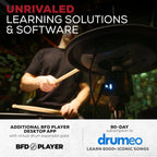 Alison Strata Prime Electronic Drum Set with Touch Screen Dual Area Grid Head
