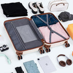 Luggage Sets 5 Piece Suitcases with Wheels Suitcase Set ABS Hard Case Luggage