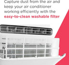 Frigidaire 5,000 BTU Window Air Conditioner Remote Control Cools Up to 150 Sq. Ft. Quiet Operation