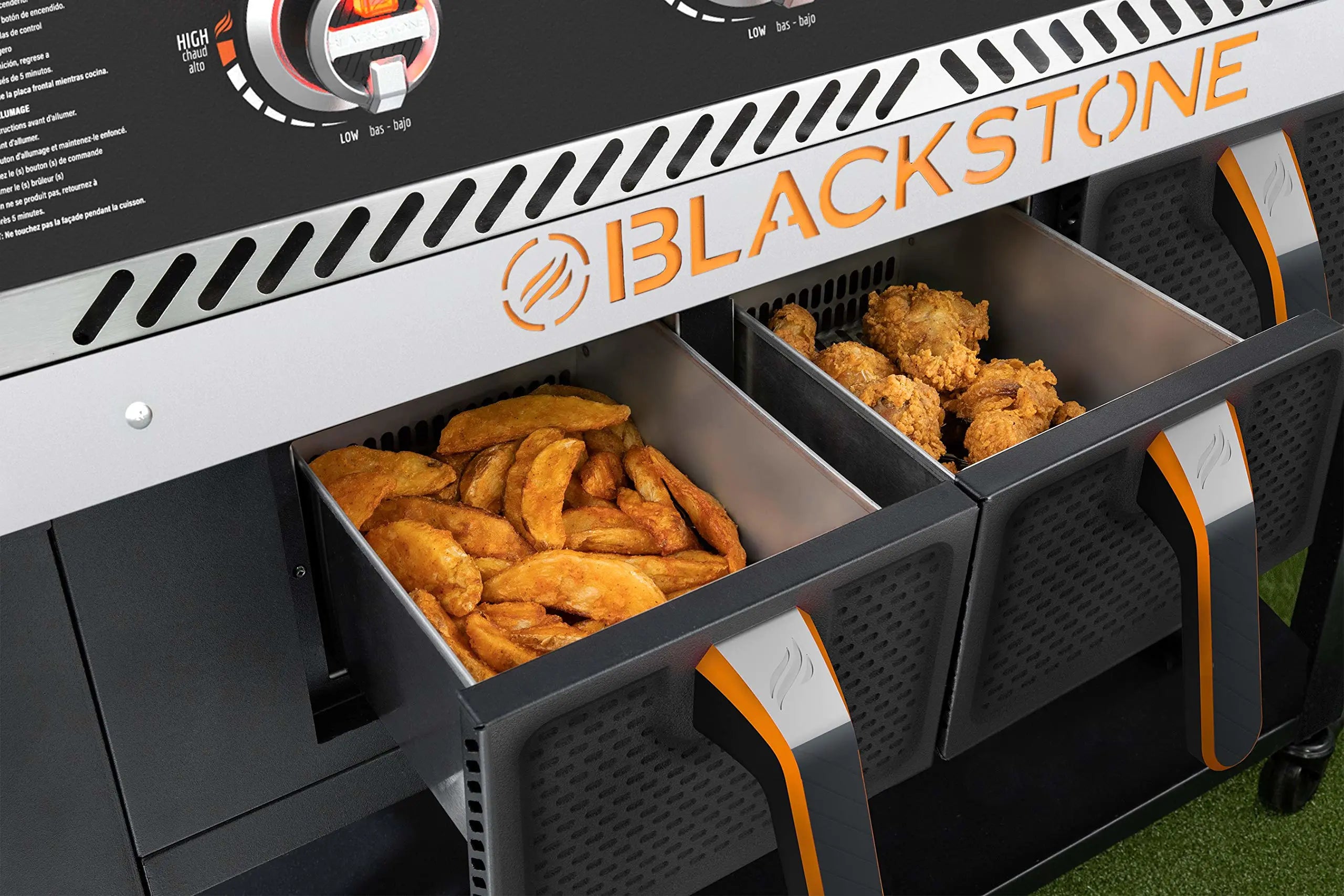 Blackstone 4 Burner and Air Fryer Combo 36"