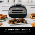 Ninja Foodi Smart XL 6-in-1 Indoor Grill with Air Fry Bake Roast Broil and Dehydrate