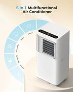 Portable-Air-Conditioners-16,000-Btu AC Unit 5 in 1 Wifi Smart Air Conditioner with APP Fan