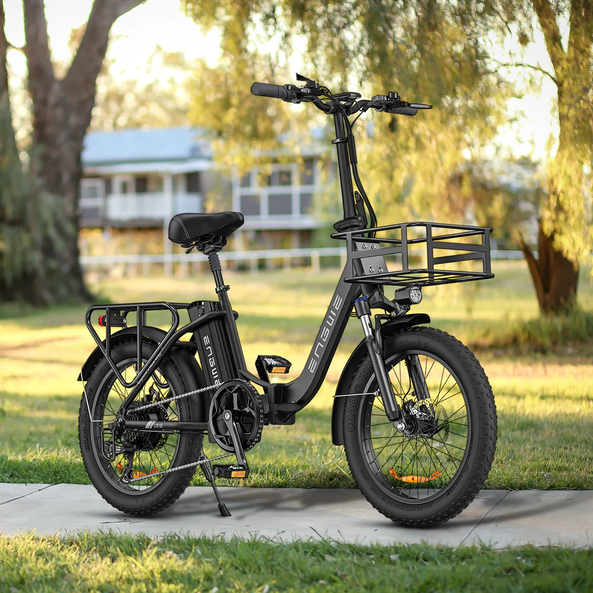 Engwe L20 SE 250W 20" Foldable Electric Bike Trekking E-bike 15.6 Ah Battery E-folding Bike [Pre-Order]