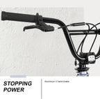 WEIZE Freestyle BMX Bicycle 20 Inch Stunt Bike for Kids and Adults Men and Women High Strength Steel Frame 360 Degree Rotor Freestyle