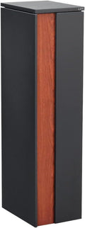 Camden Large Parcel and Mailbox in Charcoal with Merbau Post
